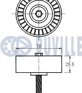 Ролик дополнительный руч. ремня