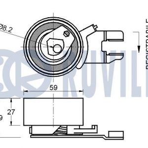Ролик-натяжитель ремня ГРМ