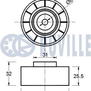 Ролик дополнительный руч. ремня
