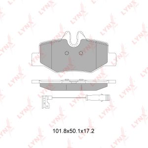 Колодки тормозные задние дисковые к-кт