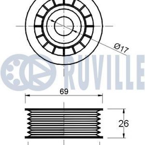 Ролик дополнительный руч. ремня
