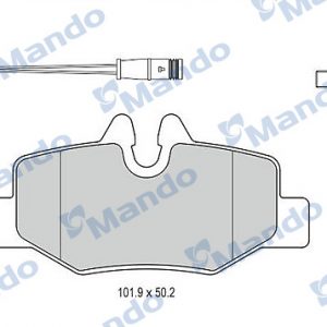 Колодки тормозные задние дисковые к-кт