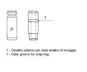 Направляющая клапана впускного