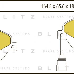 Колодки тормозные передние к-кт