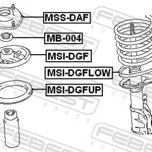 Подшипник опоры переднего амортизатора