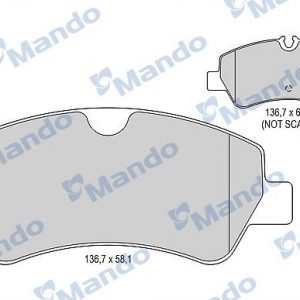 Колодки тормозные задние дисковые к-кт