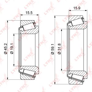 Подшипник ступицы (к-кт)