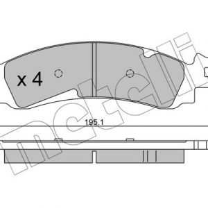 Колодки тормозные передние к-кт