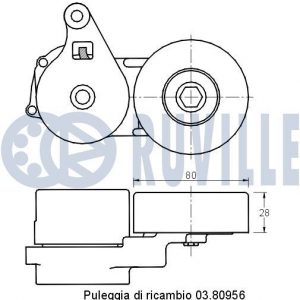 Натяжитель ремня