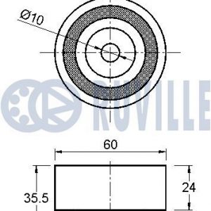 Ролик дополнительный ремня ГРМ