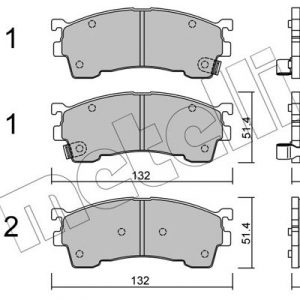 Колодки тормозные передние к-кт