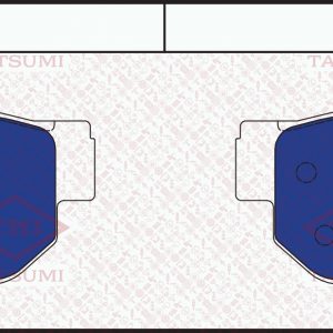 Колодки тормозные задние дисковые к-кт