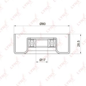 Ролик-натяжитель ручейкового ремня