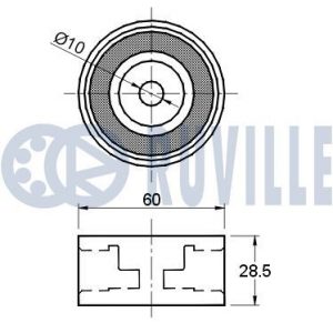 Ролик дополнительный ремня ГРМ