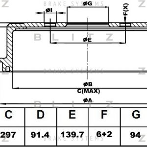 Барабан тормозной