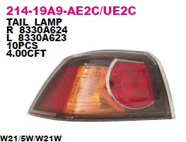 Фонарь задний наружный левый