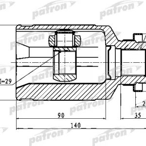 ШРУС внутренний передний