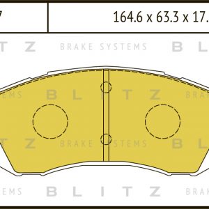 Колодки тормозные передние к-кт