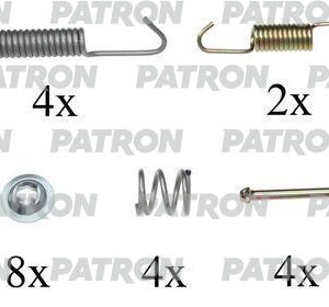 Установочный к-кт колодок ручного тормоза