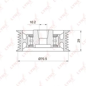 Ролик дополнительный руч. ремня