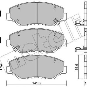Колодки тормозные передние к-кт