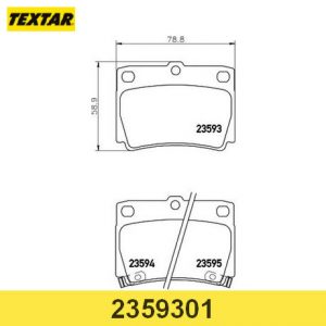 Колодки тормозные задние дисковые к-кт