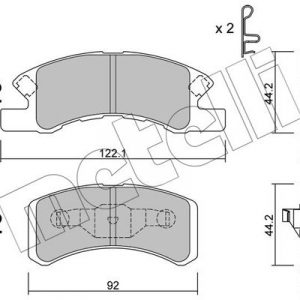 Колодки тормозные передние к-кт