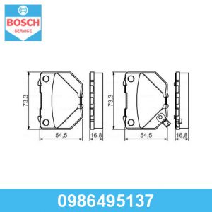 Колодки тормозные задние дисковые к-кт