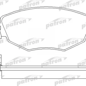 Колодки тормозные передние к-кт