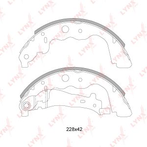 Колодки барабанные к-кт