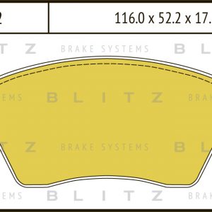 Колодки тормозные передние к-кт