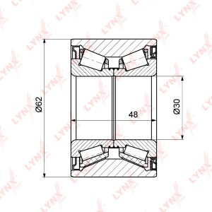 Подшипник ступицы (к-кт)