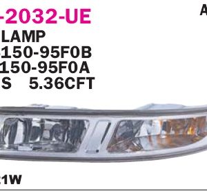 Указатель поворота в бампер левый