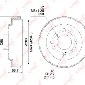 Барабан тормозной
