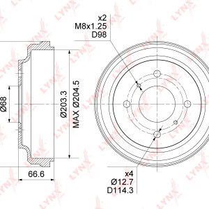 Барабан тормозной
