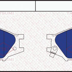 Колодки тормозные передние к-кт