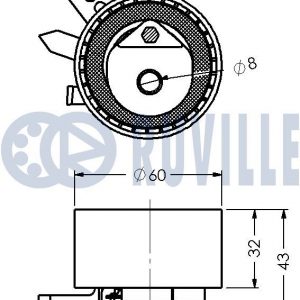 Ролик-натяжитель ремня ГРМ