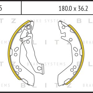 Колодки барабанные к-кт