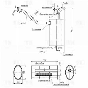 Глушитель основной