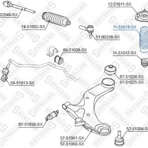 Пыльник переднего амортизатора