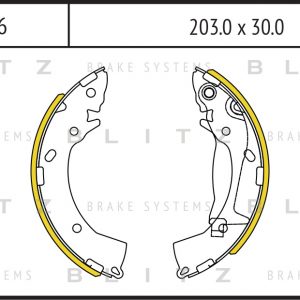 Колодки барабанные к-кт