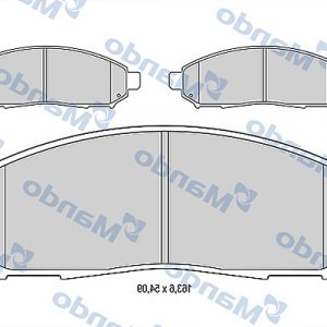 Колодки тормозные передние к-кт
