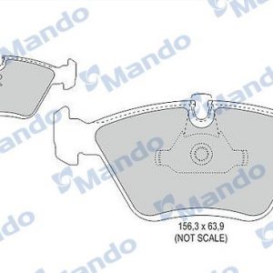 Колодки тормозные передние к-кт