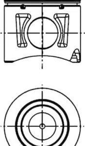 Поршень с гильзой (к-кт)