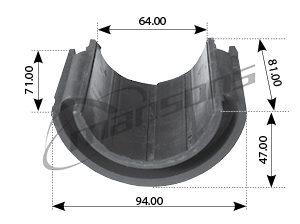 Втулка (сайлентблок) переднего стабилизатора
