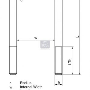 Стремянка передней рессоры