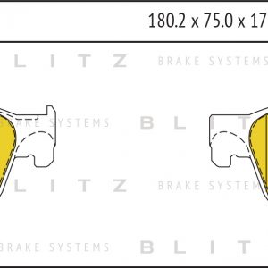 Колодки тормозные передние к-кт