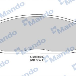 Колодки тормозные передние к-кт