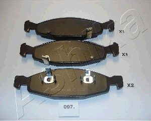 Колодки тормозные передние к-кт