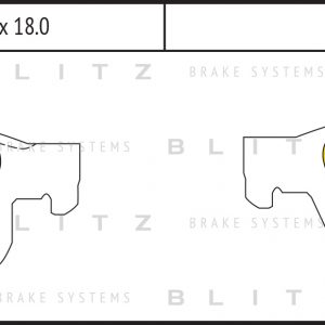 Колодки тормозные задние дисковые к-кт